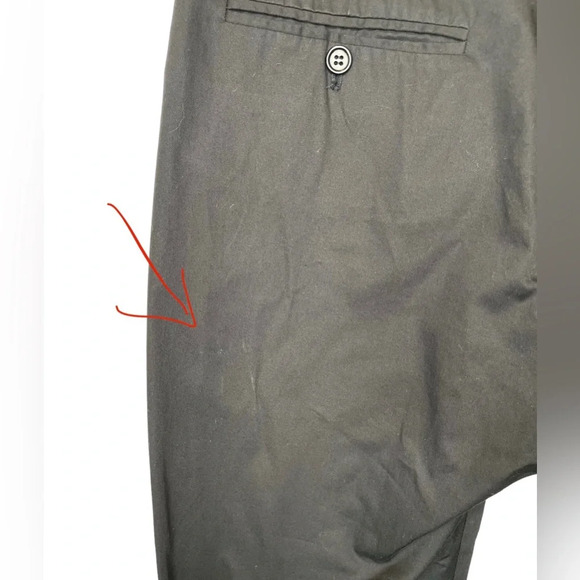 Isabel Marant Etoile Black 100% Cotton Tapered Pants Womens Size EU 34 - Picture 8 of 8